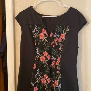 Floral dress nice material size 12